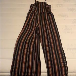 Striped jumpsuit